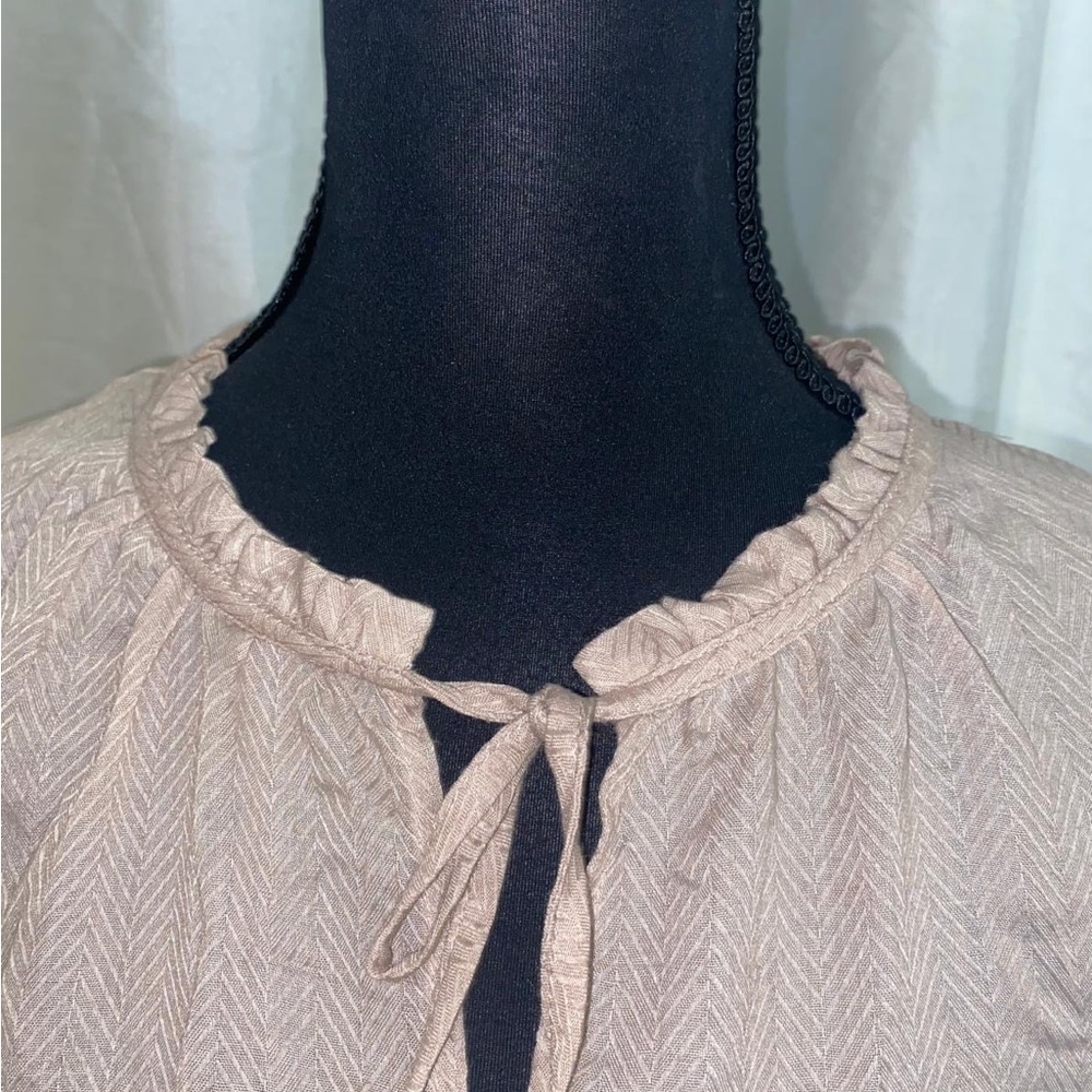 Cato Beige Textured Women's Top